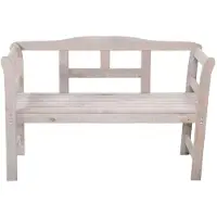 SenS Tuinbank FSC Grenen Hout 113x40x75cm Gri Lichtgrijs Lichtgrijs Hout