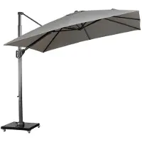 Platinum T1 Telescope Premium zweefparasol 350x350cm