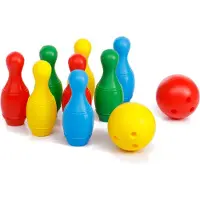 Paradiso Toys Maxi Bowling set (8 + 2 balls)