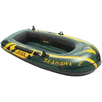 Intex Seahawk 2 Boot Set - 236 x 114 x 41 cm - Inclusief peddels en pomp