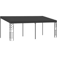 vidaXL Wandprieel 6x3x2,5 m antraciet