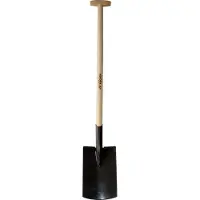 Hendrik Jan - Spade - Gelakt - Met opstap - Steel 85 cm - Essenhout