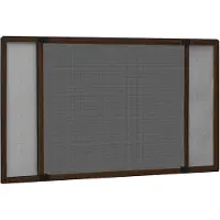 vidaXL Raamhor uitschuifbaar (75-143)x50 cm bruin