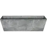 Artstone Balkonbak Ella 74 X 17 X 17 Cm Grijs