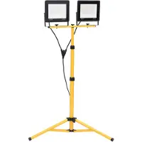 vidaXL Spotlight met statief LED 2x100 W koudwit