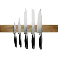 Coninx Messermagnet 40 cm - Magnetische messenhouder - Schroefbevestiging - Messenblok van acaciahout van