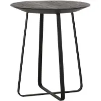 DTP Home Highlight Neptunes salontafel teakhout zwart 40x40x45cm