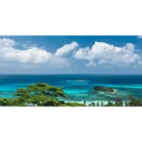 Overig Fotobehang The Sea View - Meerkleurig - 2m X 400cm