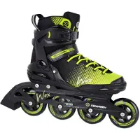 Tempish Wox 84 Skeelers Volwassenen – 4x84mm Wielen – Fitness Inline Skates – Zwart Groen – Maat 42