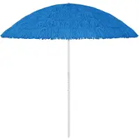 vidaXL Strandparasol Hawaï 300 cm blauw