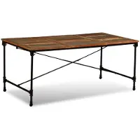 vidaXL Eettafel 180 cm massief gerecycled hout