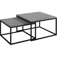Meubella Salontafel Styler - Betonlook - Set van 2