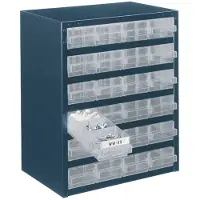 Raaco 250/24-1 Magazijnkast voor kleine onderdelen (l x b x h) 255 x 357 x 435 mm Aantal vakken: 24 Variabele onderverdeling Inhoud 1 stuk(s)