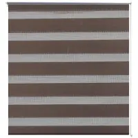 vidaXL Duo Rolgordijn 80x150cm Koffiebruin online kopen