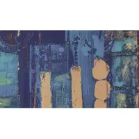 Komar Vliesbehang Digitale print vlies - Stems Blooming Blue - Afmeting 500 x 280 cm (1 stuk)
