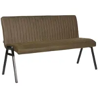 Label51 Matz eetkamerbank microfiber army green 145cm