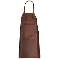 Boska - Mr. Smith Leren Schort Bruin Pocket