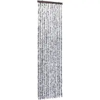 vidaXL Vliegengordijn 56x185 cm chenille bruin en beige