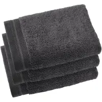 De Witte Lietaer Gastendoek Contessa Dark Grey (40 x 60 cm) (set van 3)