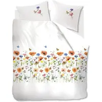 Marjolein bastin Dekbedovertrek Poppy Parade Multi Katoen-240 x 200 / 220 cm | Lits-Jumeaux