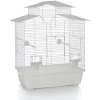 Pet Products Vogelk iza 2 pagode wit 45x28x59,5