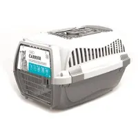 Big Buy Cooking MPETS Dog Carrier 57 x 36 x 32 - M - Gray and White
