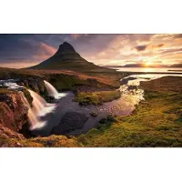 Overig Guten Morgen Fotobehang Auf Isländischde - Bruin - 2,50m X 400cm