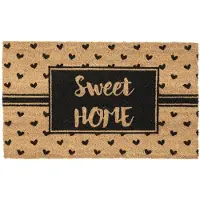 Clayre & Eef Bruine Deurmat 75*45*1 cm MC237
