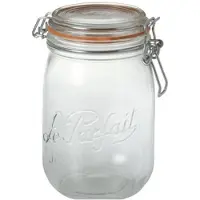 Le Parfait 5x Luchtdichte weckpotten transparant glas 1 liter - Weckpotten
