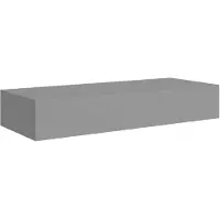Super Merchant Wandschap met lade 60x23,5x10 cm MDF grijs