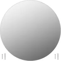 vidaXL Wandspiegel rond 60 cm glas