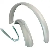 HZB Spatbordset 12 Inch 60 Mm Staal Zilver 3-delig
