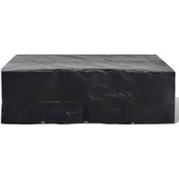 vidaXL Tuinmeubelhoes 300x140x90 Cm 8 Poly Rotan Set 10 Oogjes 300x140x90 Cm