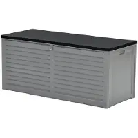 Garden Impressions Primo kussenbox kunststof 490l 146x61 cm donker zwart