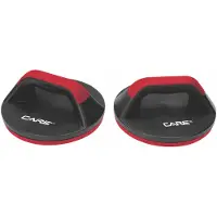 Care Opdruksteunen Push Up Bar 2 Stuks Zwart/rood