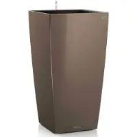 Lechuza Plantenbak Cubico Premium 40 taupe hoogglans