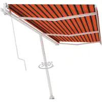 vidaXL Elektrische Zonneluifel 6 x 3 m