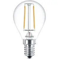 Philips Čirá gloeilamp, type kaars, met een traditionele uitstraling, 25 W, fitting E14, 2 W, 25 W, E14, 250 lm, 15.000 uur, warm wit