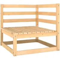 vidaXL Tuinhoekbank massief grenenhout