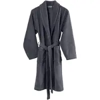 De Witte Lietaer Badjas Dames Felicia Dark Grey-S