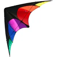 Elliot Tweelijnsstuntkite Delta Sport Rainbow 160 Cm