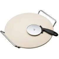 Kitchencraft Pizzasteen En-snijder