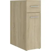 vidaXL Apothekerskast 20x45,5x60 cm bewerkt hout sonoma eikenkleurig
