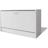 vidaXL Schoenen opbergkast 80x24x45 cm wit online kopen