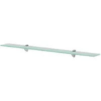 vidaXL Zwevend schap 90x20 cm 8 mm glas
