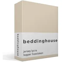 Beddinghouse Topper Hoeslaken Natural (Stretch Jersey)-1-persoons (70/80 x 200/210/220 cm)