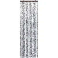 vidaXL Vliegengordijn 118x220 cm chenille bruin en beige