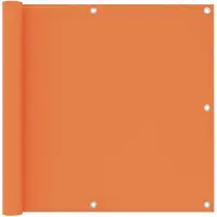 vidaXL Balkonscherm 90x500 cm oxford stof oranje