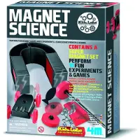 4M Wetenschap En Spel - Spelen Met Magneten - 10 Experimenten - KidzLabs - 8 Jaar