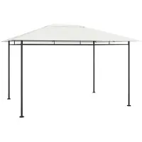 vidaXL Prieel 180 g/m² 384x281x270 cm crèmekleurig